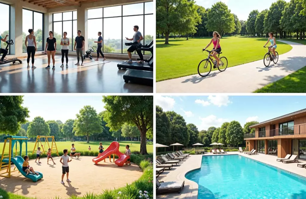 Gym, Swimming pool