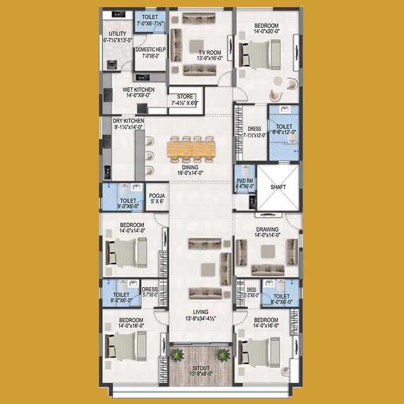 Flat No. 5 | MVV The Peak